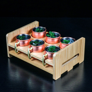 304不锈钢迷你莫斯科骡子杯 shot杯60ml一口酒杯创意鸡尾酒杯套装