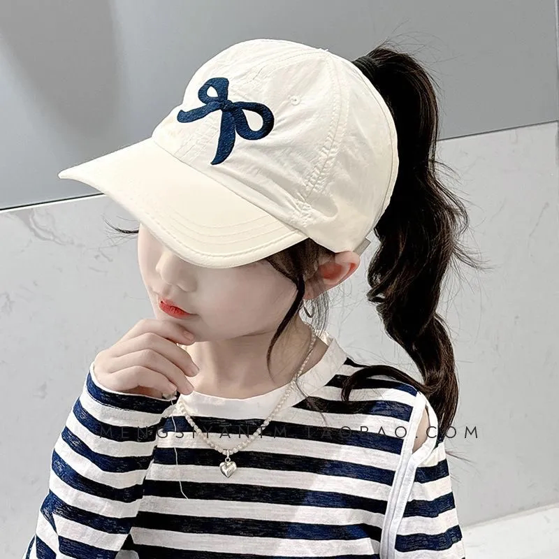 儿童夏季帽子薄款鸭舌帽女童