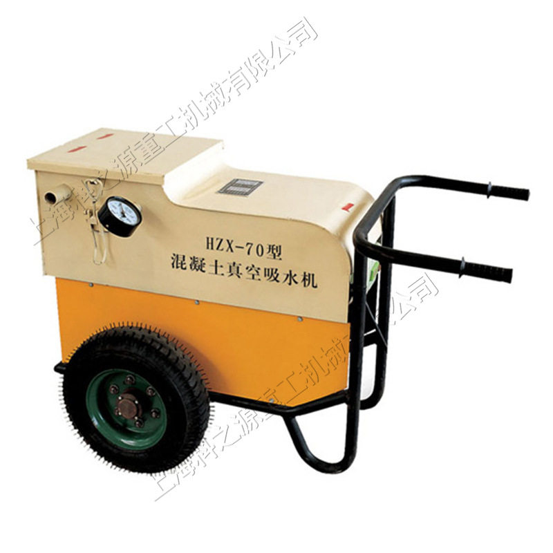 手推式可移动抽水泵机 小型路面排水车 混凝土路面真空吸水机