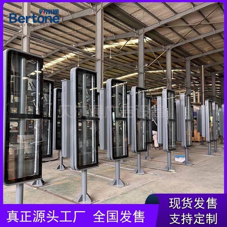 公交站牌电站牌广告子led滚动灯SML箱传不锈钢大型户外宣栏阅报牌