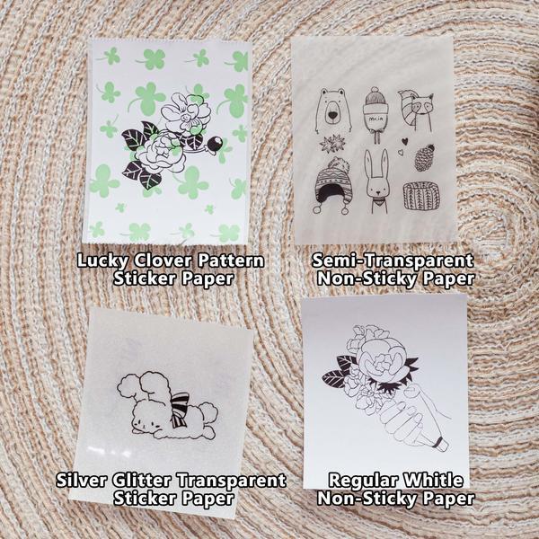 M02P迷你印机小型家用打hoemoM02跨境手机照片贴纸热敏标签打印m