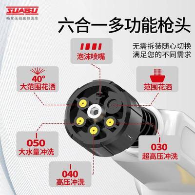无线洗神车便机家用锂电携洗车器大功率清洗机功多能浇水613手持