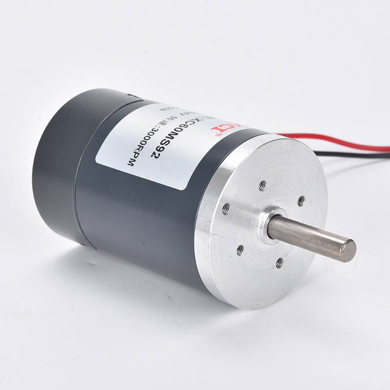 直流高速电机XC60MS92微型永磁马达正反转调速12V电动机24V大功率