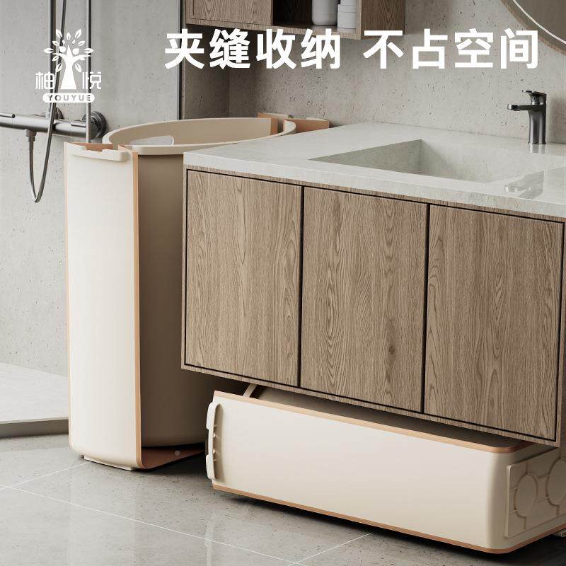 叠家用免安装018017浴桶大人盆成人浴缸号洗澡大盆浴儿童洗澡桶折