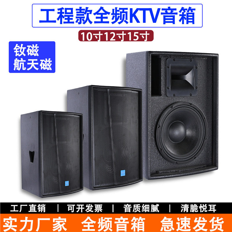 家用会议室卡拉ok歌影院家庭KTV音响专业音箱10寸12寸15寸套装