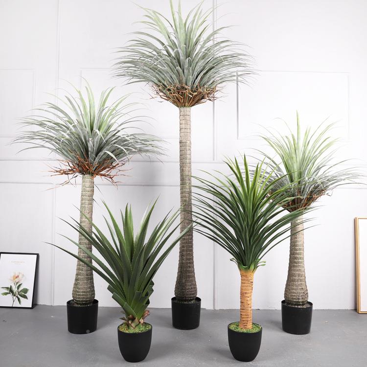 大客型仿QH-52064真龙血树铁树户外龙摆设绿植盆厅仿真栽树植物摆