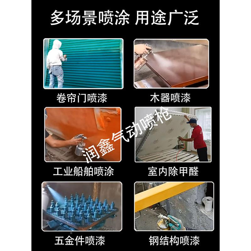 吉由w漆71喷漆壶业气7动油喷壶w7大口径工喷油喷w-71/w-7胶气泵喷