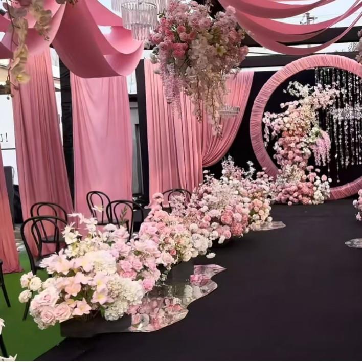 现货户可外草坪婚礼椅宴会酒店子婚庆约餐椅、酒椅叠放铁皮靠背简