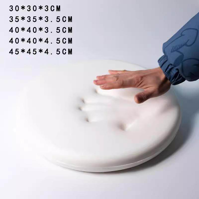 慢回弹圆形记忆棉坐垫芯海绵椅子垫子聚氨酯发泡圆垫椅垫现货裸芯
