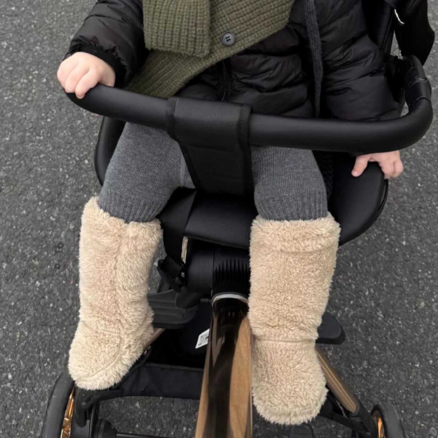 婴幼儿毛绒袜套ins韩国男女宝宝