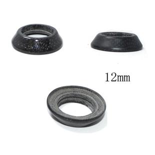 全碳纤维自行车前叉锥形垫圈3K喇叭形碗组腕组盖28.60前叉盖配件