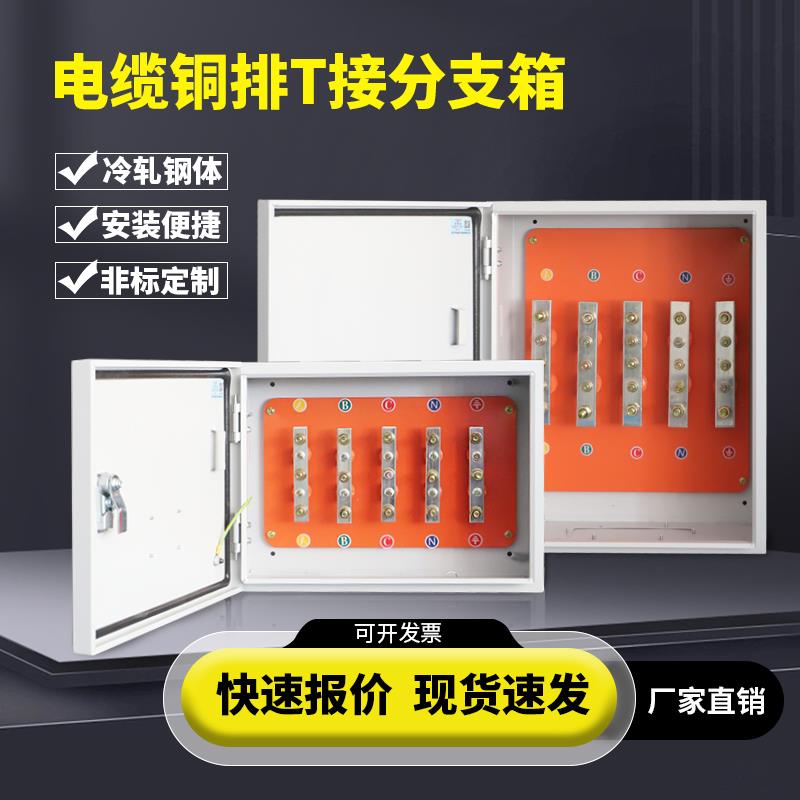 电缆分支箱T接箱转接箱铜排分线汇流箱户内70/95/120/150/185平方