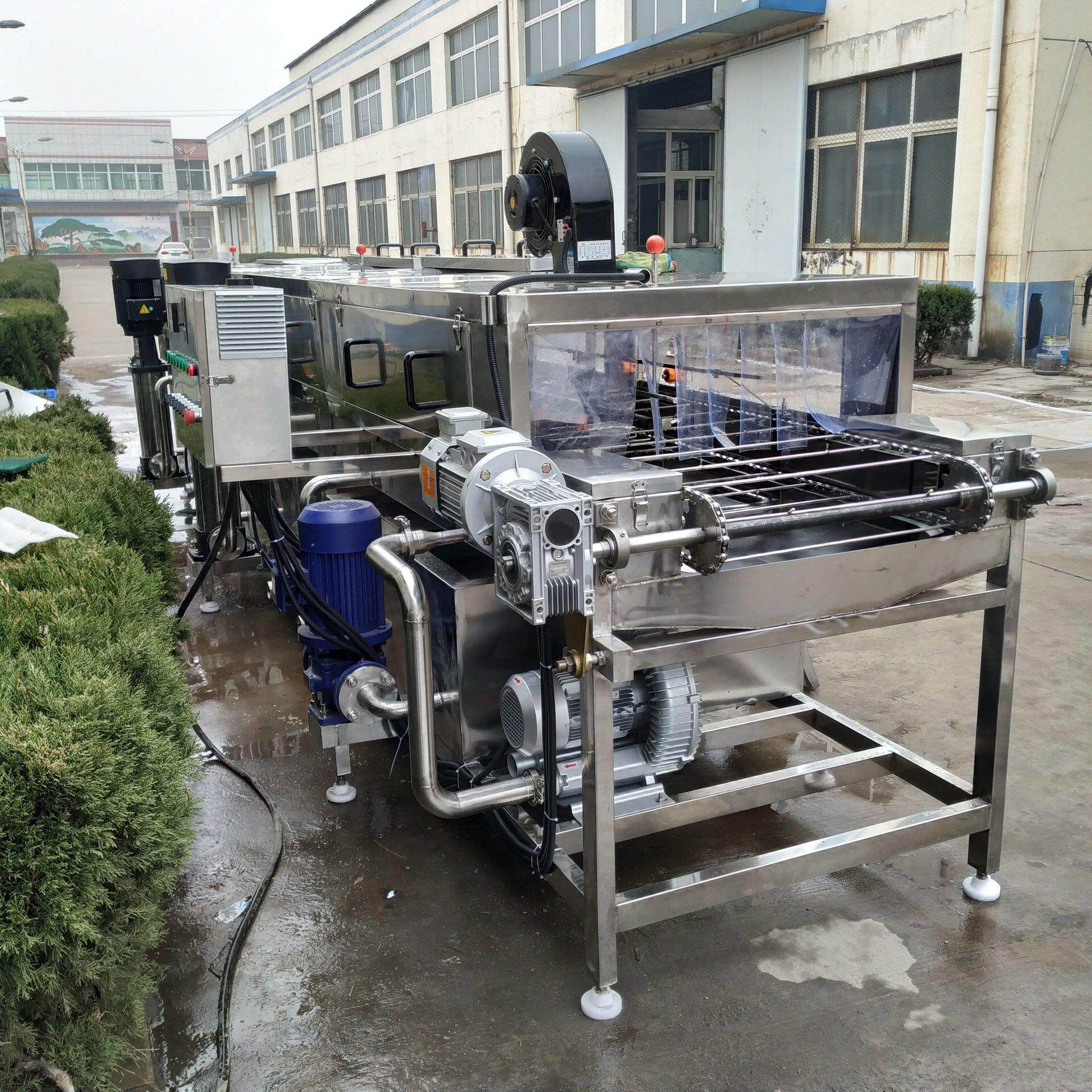 水果塑料筐清洗机 热碱水循环高压冲洗 周转筐高压喷淋清洗机 8