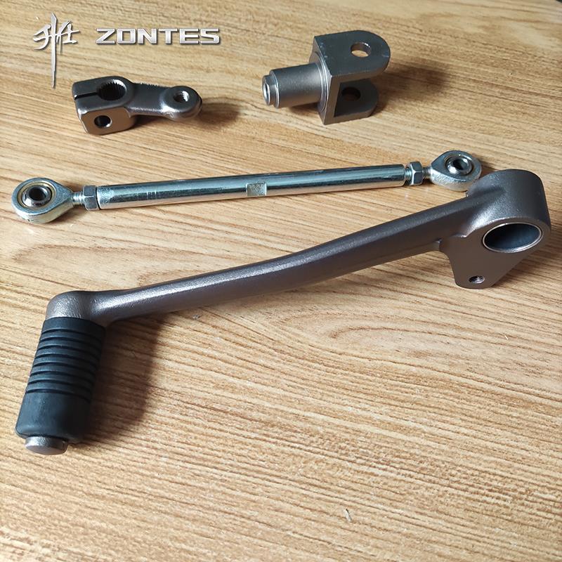 升仕ZT310-T1T2R1R2X1X2摩托车变档杆摇臂关节轴承调节螺杆花键头