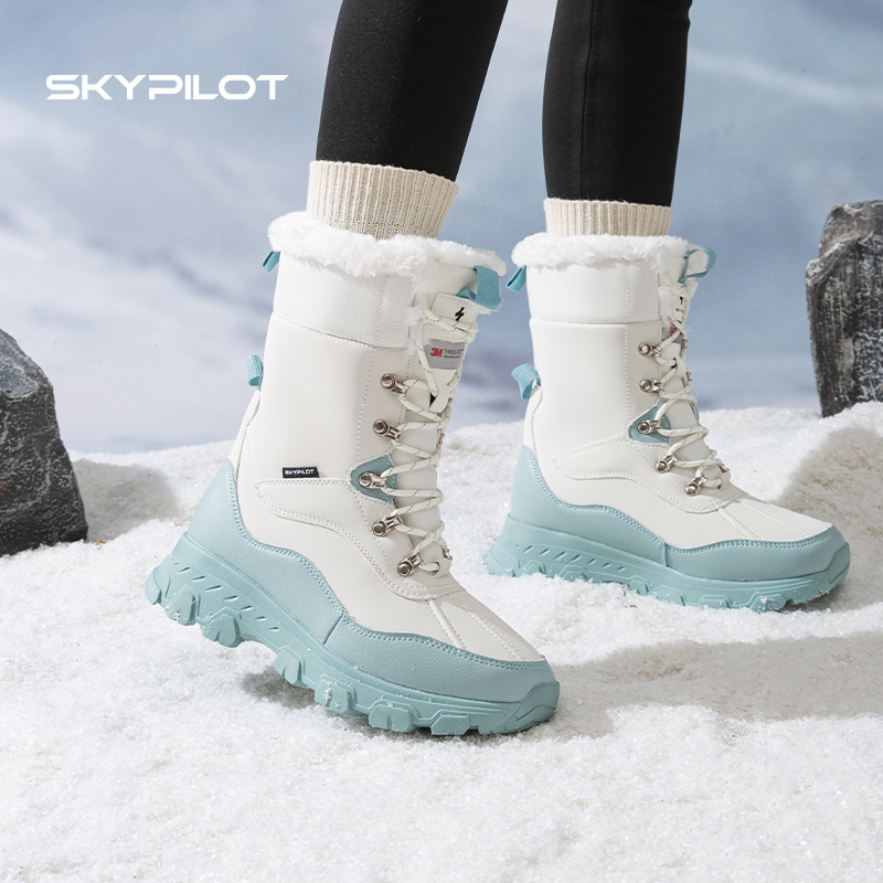 东北户外雪地靴女高帮防水防滑