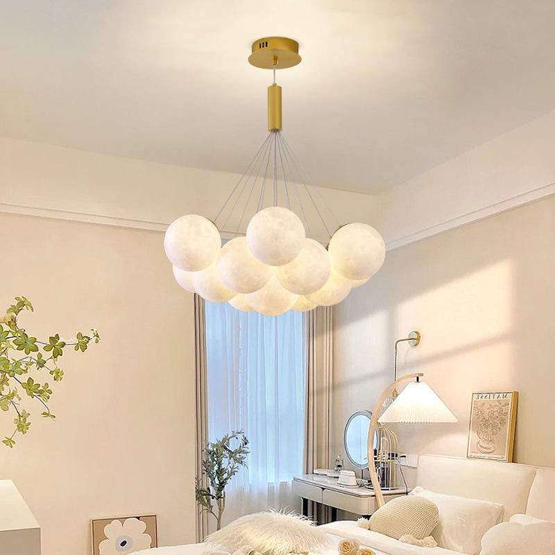 星球灯泡泡球吊灯月球客厅灯氛围魔豆玻璃法式奶油风轻奢卧室灯具,纺织面料/辅料/配套,纺织机械配件,淘宝优惠券,粉丝福利购,淘宝优惠卷