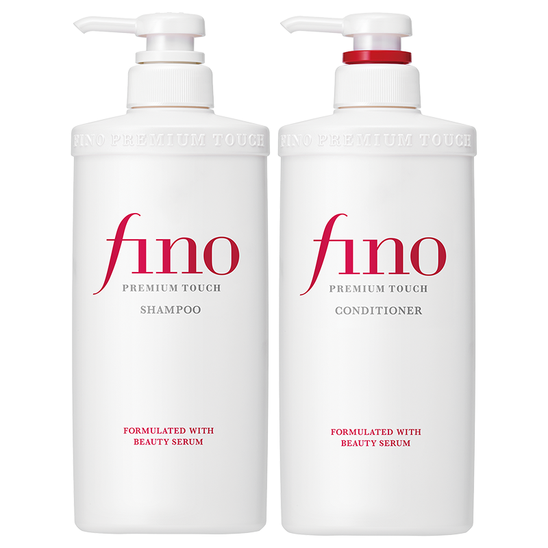 【丁禹兮同款】芬浓FINO透润美容液洗发露洗护染烫受损护550ml*2
