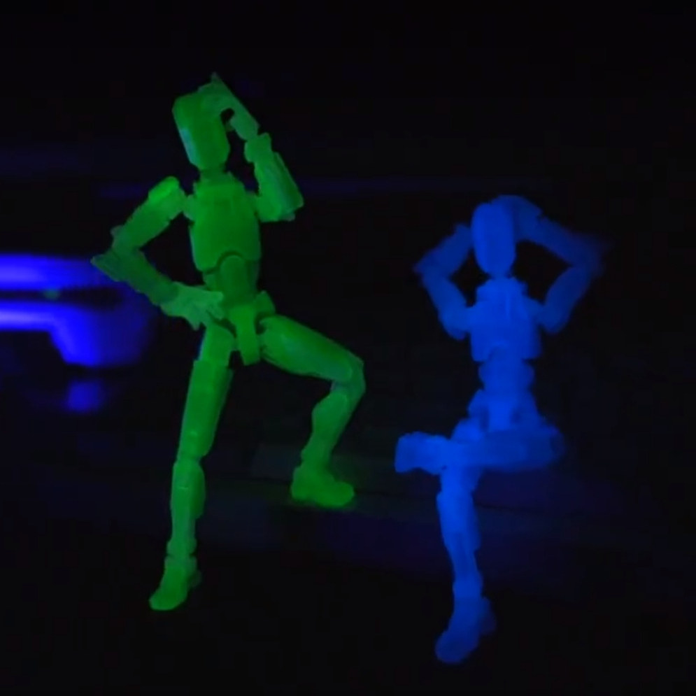 夜光多关节可动3D打印人偶玩具模型手办超可动玩偶益智成人数码人