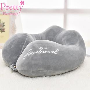 u型枕头护颈飞机火车双驼峰柔软护枕办公室午睡颈椎枕旅行睡觉