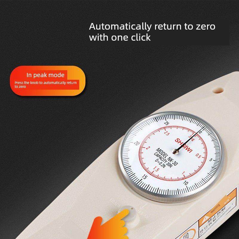 思为指针式推拉力计推力仪表盘拉力计指示弹簧测力计压力计试验机