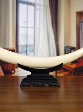 象牙摆件创意中式现代简约仿真象牙艺术品客厅玄关家居工艺装饰品