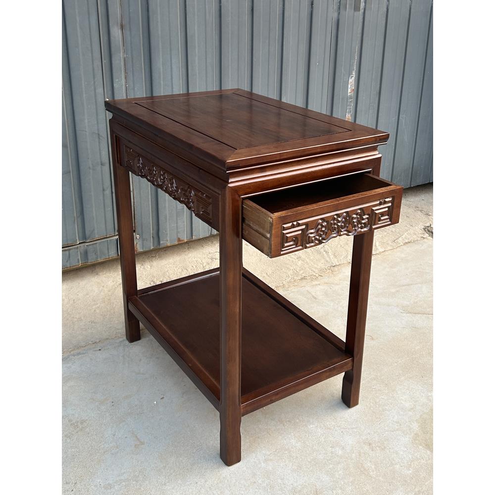 边桌角几实木花架鱼缸架盆景架置物架展示架奇石头摆件桌边几茶几