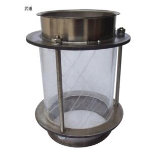 视镜不锈钢面粉厂管道观察窗快接玻璃管观察镜 抱箍卡箍快接视镜