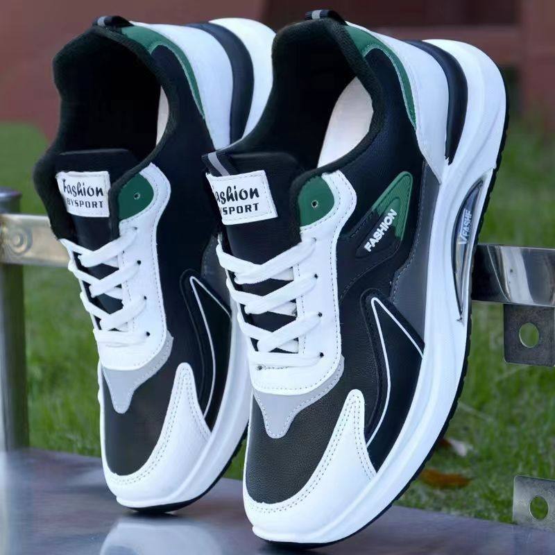 春秋男鞋新款男鞋皮面运动鞋网面透气轻便防臭男士防滑跑步老爹鞋,流行男鞋,棉鞋,淘宝优惠券,粉丝福利购,淘宝优惠卷