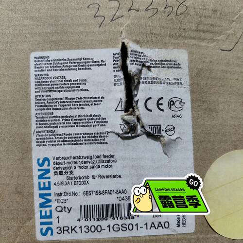 3RK1300-1GS01-1AA0 负载分支工业自动化工控模块配件议价维修