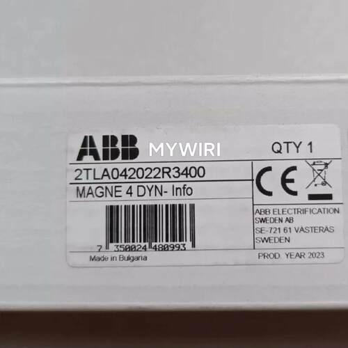 2TLA042022R3400 电磁锁 ABB Jokab Magne 4 Dyn议价维修