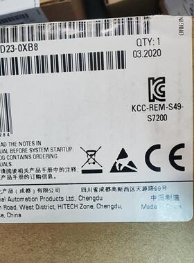6ES7 214-1AD23-0XB8 S7200 PLC工业控制模块议价维修