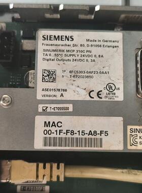 6FC5303-0AF23-0AA1 数控系统控制模块 MCP 310C PN议价维修