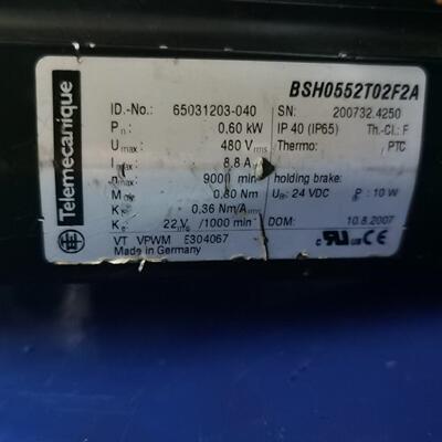 BSH0552T02F2A 伺服电机 带抱闸工业自动化控制配件议价维修