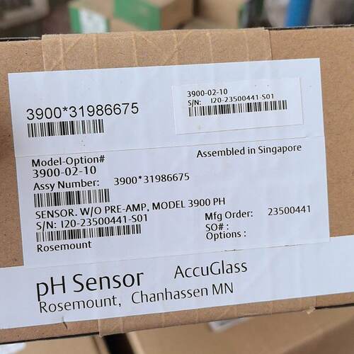 3900-02-10 ph电极探头 爱默生罗斯蒙特工业传感器议价维修