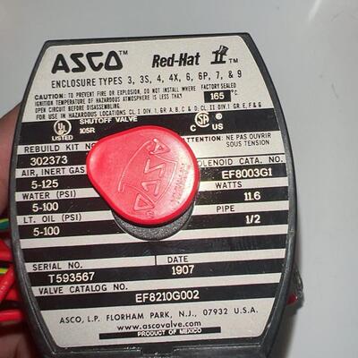 T593567 电磁阀 ASCO Red-Hat 工业工控流体控制阀议价维修