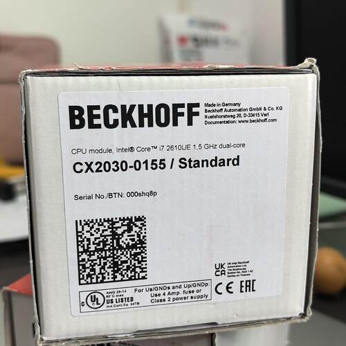 CX2030-0155 CPU模块 倍福工控控制配件议价维修