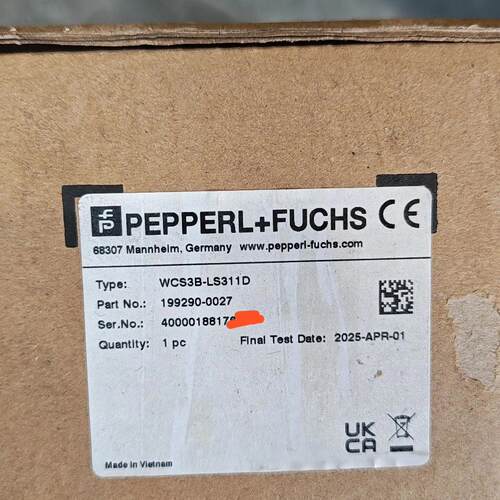 199290-0027 WCS3B-LS311D PEPPERL+FUCHS光电传感器议价维修