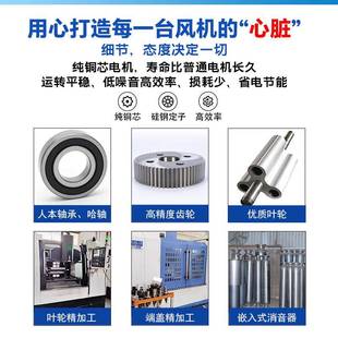 机三叶罗茨鼓风机罗茨鼓282风机污水处输理罗茨风气力送高压 包邮