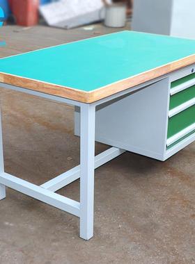 规格:150重型抽作台右侧四抽双管工LE工D日光灯作台落地四电流水