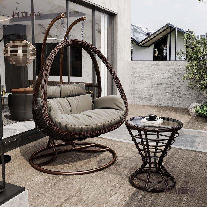 家室TQX用吊篮椅摇篮椅内阳台吊椅庭院鸟藤巢吊双人秋千懒兰人麦