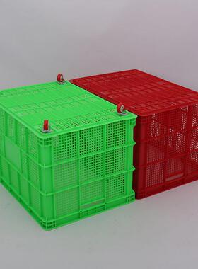 物一米LTX带轮塑周加转筐厚塑胶带轮周转筐熟料筐工业流服装中料