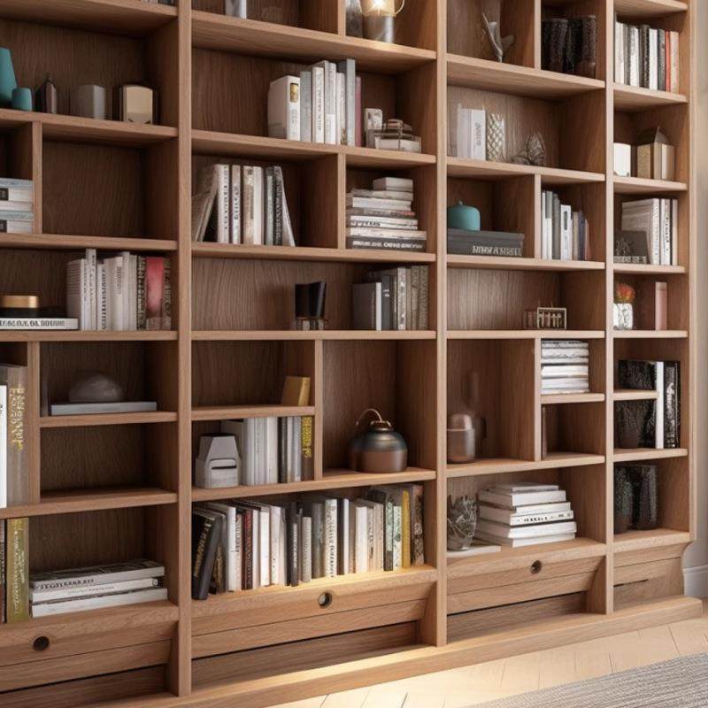 北书京厂家定制架书森澜优品柜满房墙格子架展落地置物架客厅书示