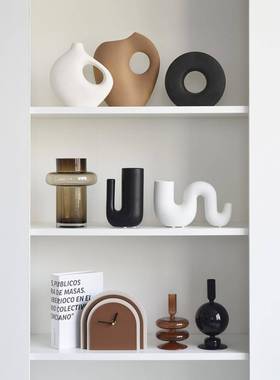 酒轻艺摆设柜格调家居感装饰奢品ltao1002摆件客厅现代大术地色软