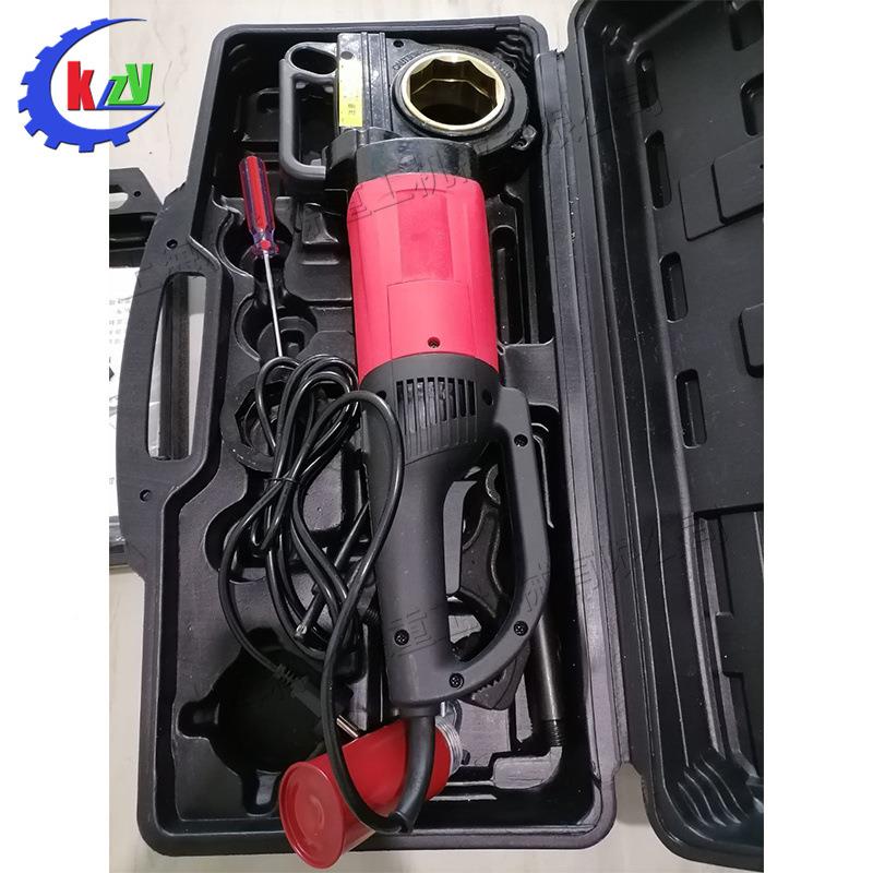 小型便捷式手持电动套铁丝机锌管道螺纹攻丝机镀992管管套丝设备