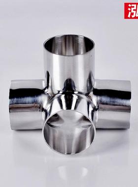 30不锈钢丝立体三通四通五内水管配件架子货架4直GSZ通角接头4分6