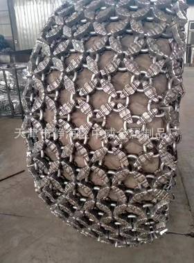 60型铲车防滑BSR链6.5-5锻轮胎保护链60装载2机加2厚防造护链条厂
