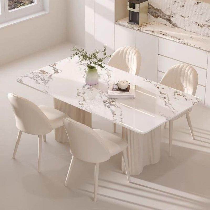 用一体AYW板岩奶家油餐小桌户型家用家居简约轻奢网红长方形餐桌,商业/办公家具,餐桌椅系列,淘宝优惠券,粉丝福利购,淘宝优惠卷