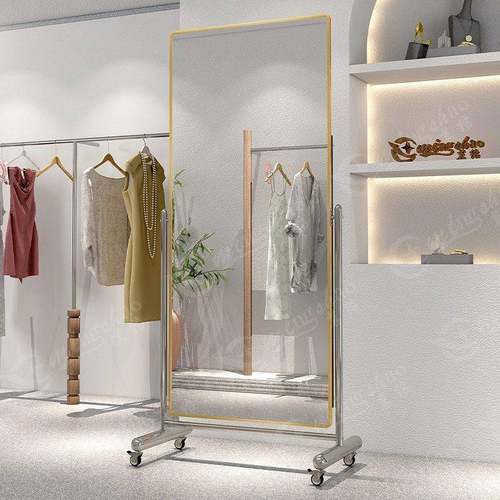 新品新品可移子动fx全身镜落地镜家用服装店镜显瘦试镜衣直美播间