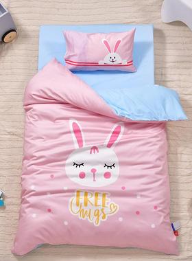 园幼件儿园被子IFS三套纯棉被套午睡被宝宝入儿童品被床褥六件套