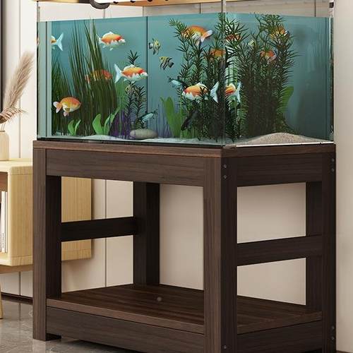 箱鱼缸架子鱼实木鱼缸柜子底座985松木草缸水族鱼缸柜底底架实木